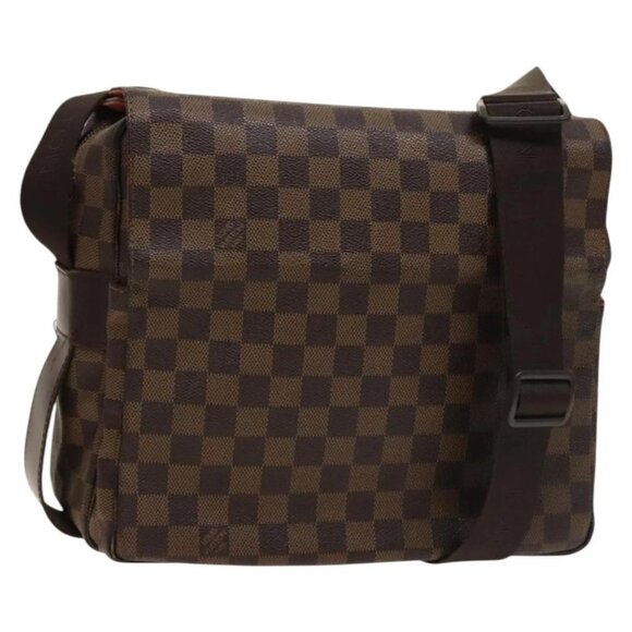 LOUIS VUITTON Damier Ebene Naviglio Shoulder Bag N45255 LV Auth BA4424 - Picture 1 of 16